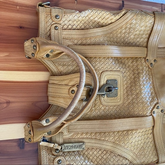 Lockheart Brighton RARE  Braidy Bunch Woven 5 Pocket Shoulder Handbag - Picture 7 of 16